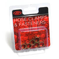 SAAS Hose Clamps Spring Size 6 these For 6mm (1/4") hose Pack of 6 SHC6