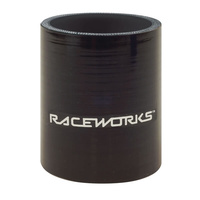 Raceworks Silicone Hose Straight 3.5'' (89mm) X 90mm Black SHS-350BK