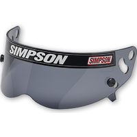 Simpson Replacement Visor Smoke Simpson X Bandit Diamondback Skull & RX Helmets
