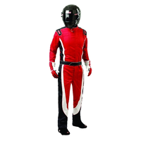 Simpson Crossover Multi-Layer Suit Medium, Red- White- Black, SFI-5 SI1903221