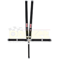 Simpson 5 Point Latch F/X Harness Black 62" Latch & Link Pull Down Wrap Around