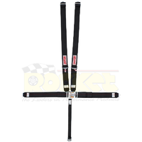 Simpson 5 Point Latch F/X Harness Black 62" Latch & Link Pull Down Bolt In