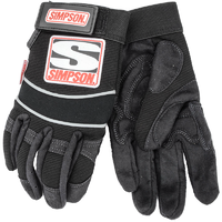 Simpson Wrencher Pit Crew Glove Black, X-Large SI39032XK