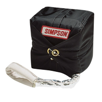 Simpson 10' Sky Jacker Drag Chute Red Chute With Black Nylon Pack Up To 200 mph