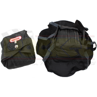 Simpson 10' Air Boss Chute Only Black Chute With Black Nylon Pack Up To 200 mph
