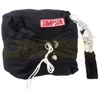 Simpson 14' Crossform Drag Chute Black Chute With Kevlar Shroud Up To 300 mph