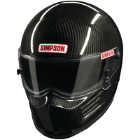 Simpson Bandit Helmet X-Large (7-5/8" 7-3/4") Carbon Fibre Snell SA2015