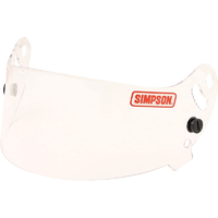 Simpson Replacement Visor Clear, Suit Devil Ray SI84300A