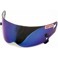 Simpson Replacement Visor Iridium Bandit Super Carbon Drag Diamond Back & CH3N02