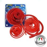 SILICONE PIPE RED 3 SIZES   10MM, 6MM, 4MM