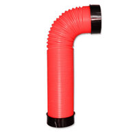 AIR INTAKE PIPE 100CM LENGTH X 8CM WIDTH RED