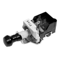 So Cal Speed Shop Black Art Deco Knob Headlight/Parking Lamp Switch SO001-62112