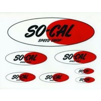 So Cal Speedshop Oval Logo Sticker Pack SO001-91111