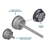 Sonnax Industries Automatic Transmission Gears Extreme Planetary Type Steel 1.8:1 Ratio 24Tooth GM Powerglide Kit