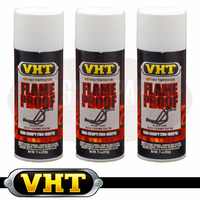 VHT Flame Proof Header Exhaust Spray Paint High Temperature White SP101 x 3 cans