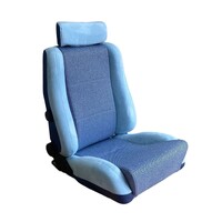 Autotecnica Scheel Style Bucket Seat Suit VK VL Turbo HDT Brock Group A SS Commodore Blue Meanie Cerulean Blue