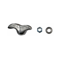 Speed Pro Steel Rocker Arms BB Chev, 1.7 Ratio, Long Slot With Ball & Nut