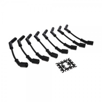 GM LS 8.5mm Black Spark Plug Lead Set with 135° Ceramic Plug Boots - Universal Fitment