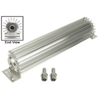 Aluminium Heat Sink Fluid Cooler 10-1/4" x 3". 3/8" Npt Inlet Derale (Old) 13250