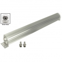 Aluminium Heat Sink Fluid Cooler 25-1/4" x 3". 3/8" Npt Inlet Derale (Old) 13257