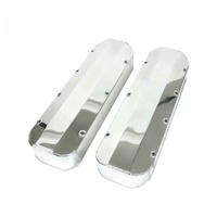 Valve Covers Fabricated Chevrolet BB 396-502 Tall Aluminium Anodised with Rails