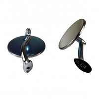 4" Stainless Swan Neck Arm Mirror 2 Stud Mount Street Rod Style Outside View