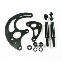 Power Steering Pump Black Aluminium Bracket Set Chevrolet Sm Block Lwp