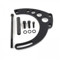 Alternator Bracket Mid-Mount Kit Black Aluminium Chevrolet Big Block Lwp