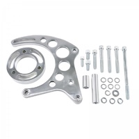 Alternator Bracket High Mount Small Block Chev Gilmer LWP Polished