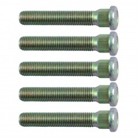 Extra Long Wheel Stud M12 x 1.5mm x73mm Length - Short Shoulder Pack 5