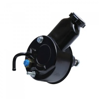 Power Steering Pump Black Early Chev Saginaw Teardrop 1/8" Shaft with Keyway