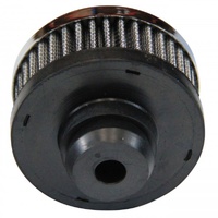 Valve Cover Breather Cap Push In Hi Performance 2 Inch Tall Chrome with Grommet
