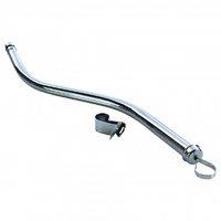 Transmission Dipstick Tube Ford C4 Dipstick + Tube Chrome Finish Push In