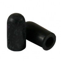 Rubber Block Off Blank Plug 1/4" ID - Pack 2