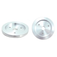 Pulley Crankshaft Single Groove Swp Polished Alloy Big Block Chevrolet 396-454