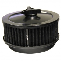 Black Air Cleaner 6-3/8" Wide x 2-1/2" Tall Suit 5-1/8" Holley Carburettor