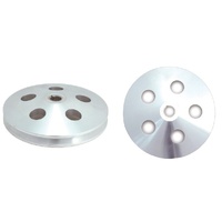 Pulley GM Power Steering Single Groove Machined Alloy 5/8" Shaft 5-3/4" Diam