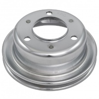 Pulley Crankshaft Single Groove Chromed Steel Ford Windsor 289 1965-66
