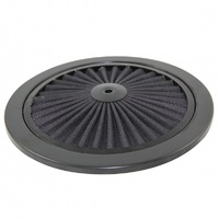 Extraflow All Black Element Air Filter 9" Top only Cotton Pleated