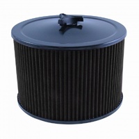 All Black Air Cleaner 9" Wide x 9" Tall Holley Edelbrock Quadrajet Carburettor 