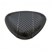 Air Filter Cleaner Triangular Black Foam Element Chrome Top Bottom Holley