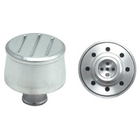 Valve Cover Breather Cap Push In 1"(25mm) Neck Alloy Polished Ball Milled