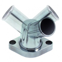 Water Neck Chevrolet Small Big Block 45 Degree Polished Alloy Swivel 360 Degree