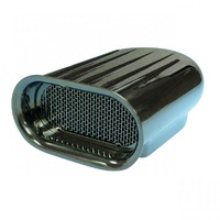 Scoop Short (Hilborn Style) Polished 5 Finned Alloy 13-1/2" Long