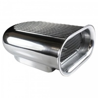 Scoop Short (Hilborn Style) Polished Full Finned Alloy 13-1/2" Long