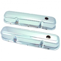 Valve Covers Chrome Chrysler SB V8 273-318-340-360 OEM Height Baffled-pr