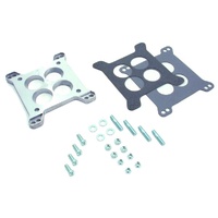 Carburettor Adaptor 4 Barrel Aluminium Universal 1/2" Individual Port