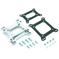 Carburettor Adaptor 2 Barrel Holley/Rochester to 4 Barrel Manifold