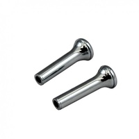 Door Lock Knobs Chrome Head Universal set of 2 Ford/Holden