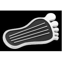 Accelerator Gas Pedal Barefoot Surfer Style Chrome with Black